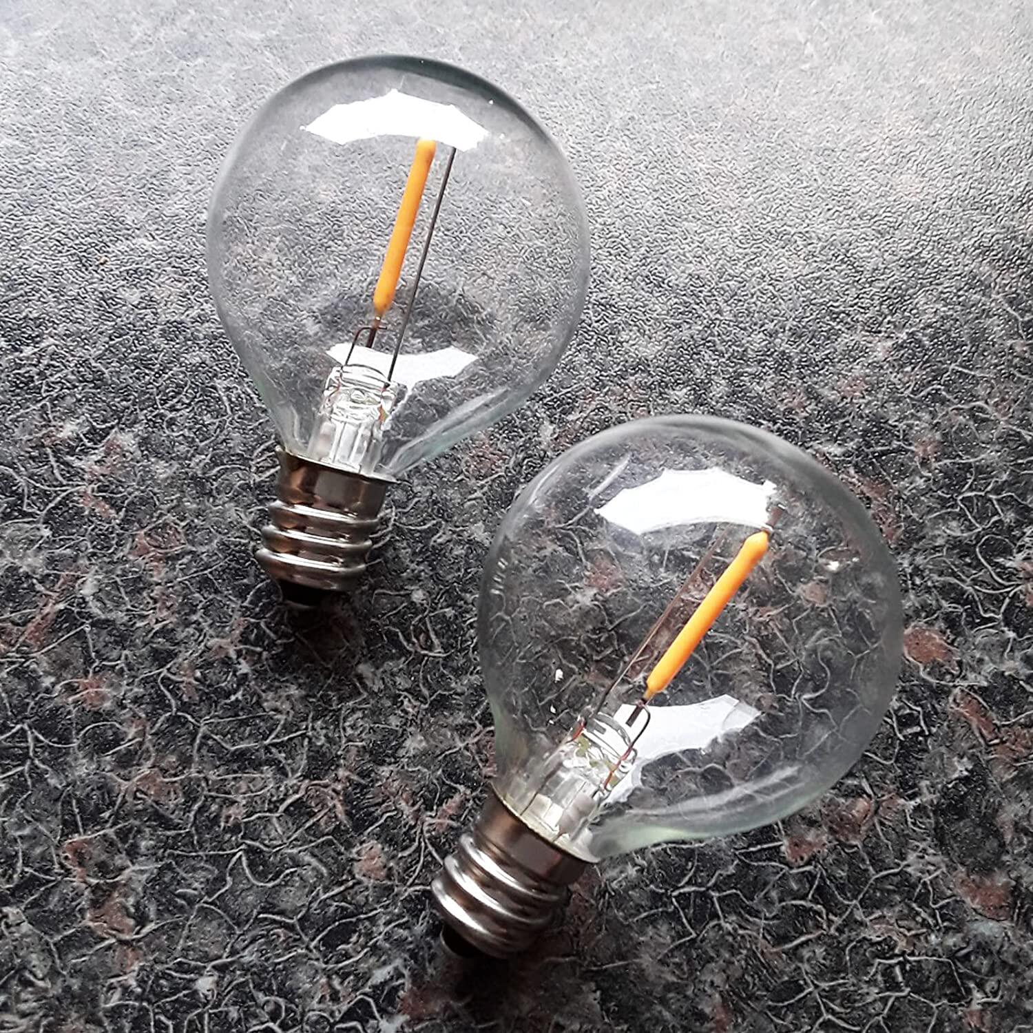 g40灯泡e12螺口220v钨丝1w装饰led2700k其它光源