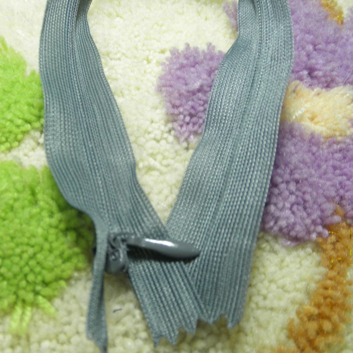 拉链29cm灰色隐形裙子环保型闭尾kdd缝纫辅料拉链