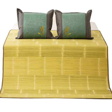 竹席凉席直筒席刮青天然全青竹凉席子原生态1.5m床1.2m1.8米对折