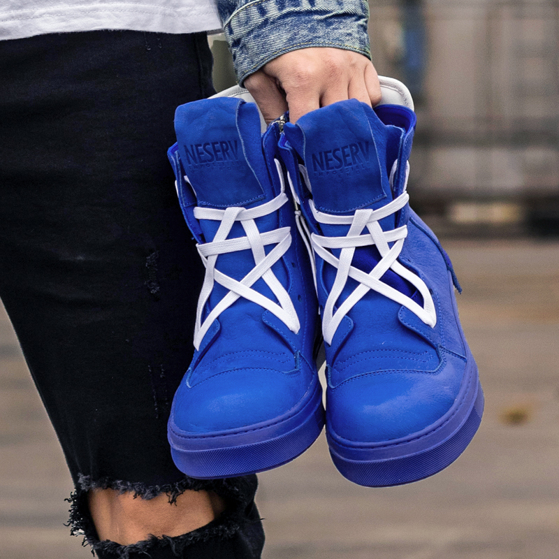 奈瑟高街嘻哈风高帮鞋男潮鞋高邦鞋百搭男鞋中邦休闲男款高帮板鞋