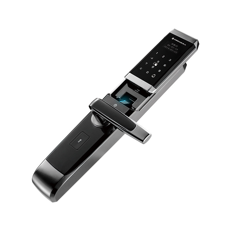 雅洁智能门锁指纹锁大门密码锁家用防盗门木门电子门锁aj203103