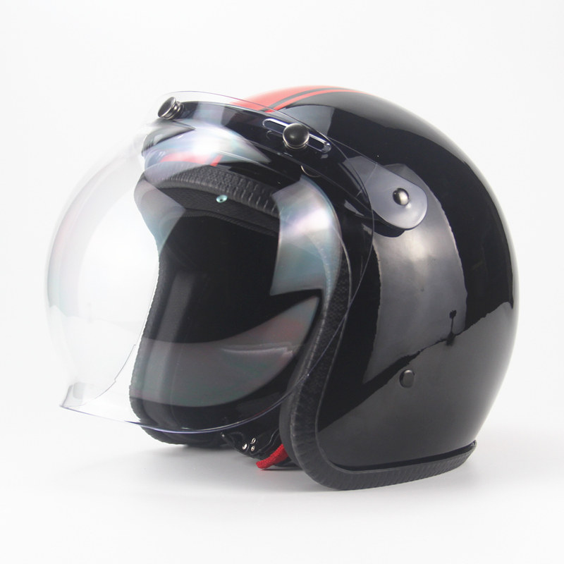 瑕疵四季个性适用于小牛电动车大半盔复古哈雷头盔太子大龟王34