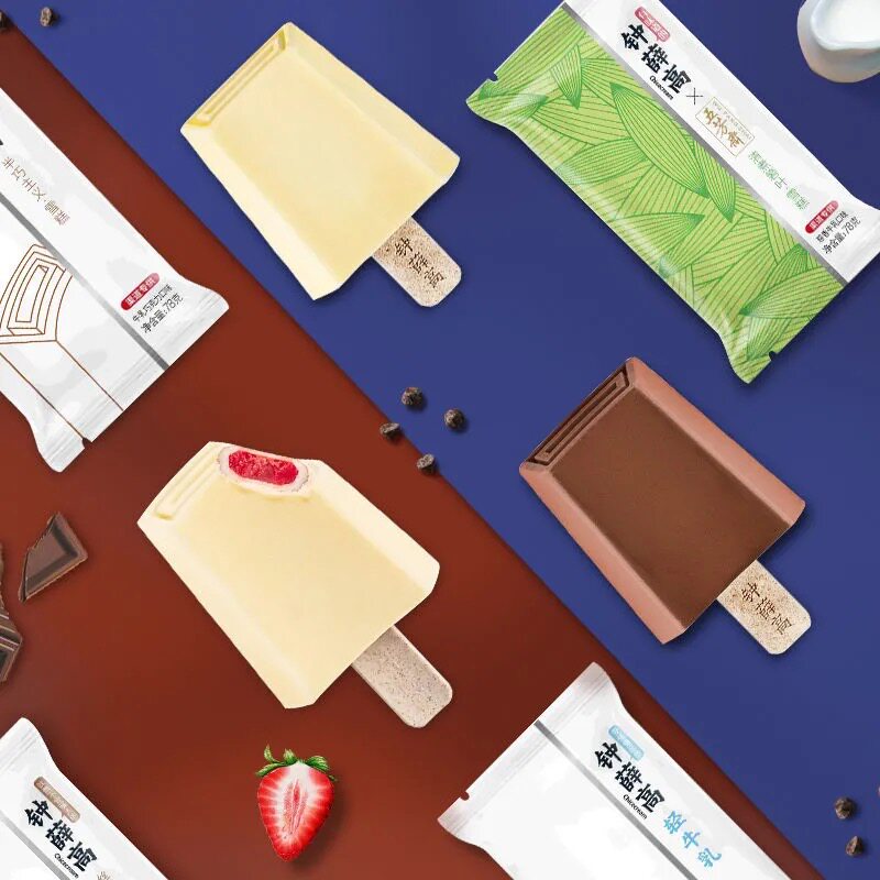 雪糕钟薛高10支网红冰淇淋棒冰夏季冰激凌草莓牛乳冰淇淋