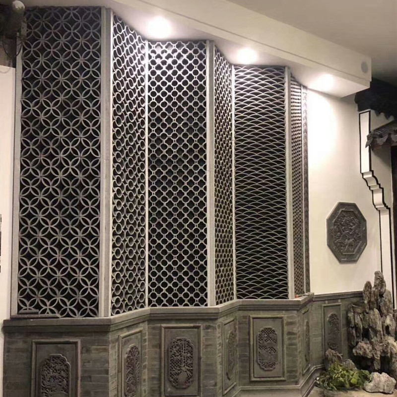 支持定做筒瓦瓦片装饰墙砖古建筑室内外背景墙拼花基础材料