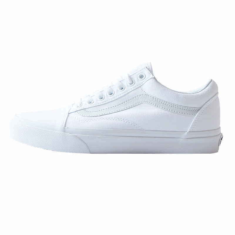 vans old skool 纯白帆布男鞋女鞋低帮情侣板鞋 vn000d3hw00