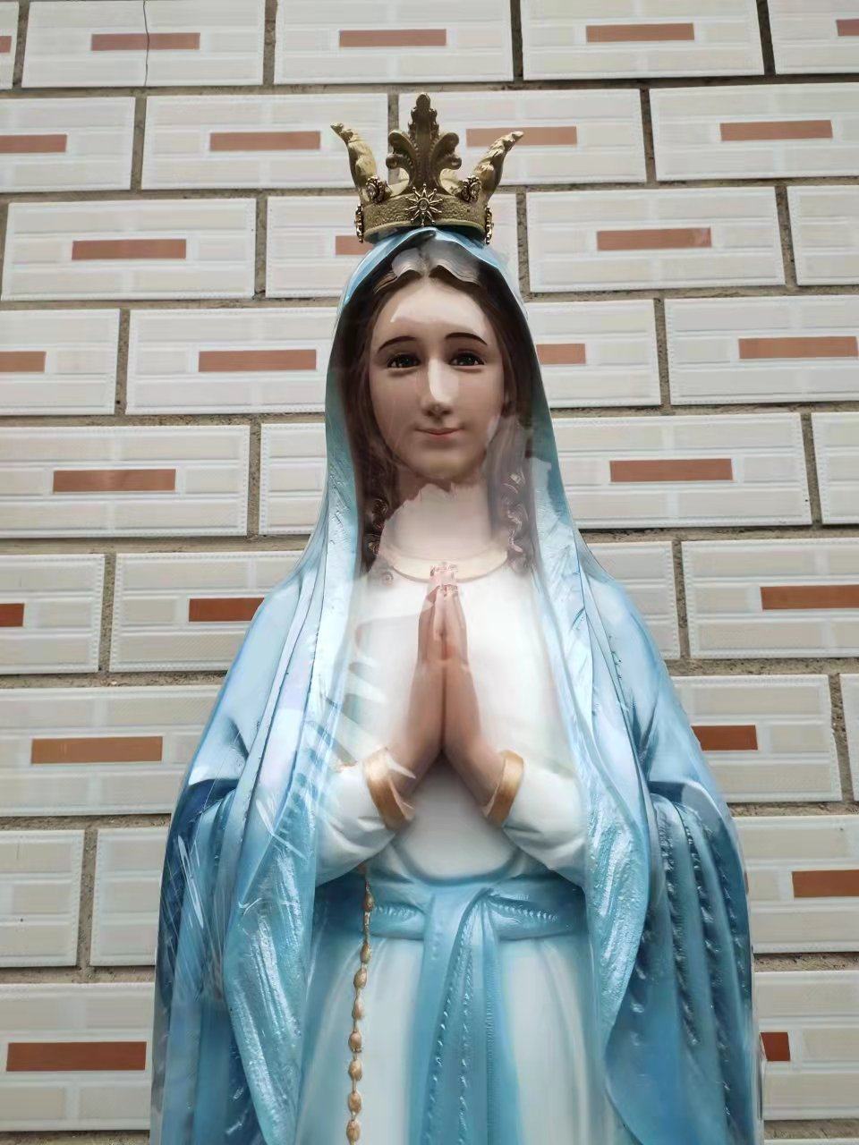 圣母越南进口露德玛利亚树脂摆件12米基督教工艺品