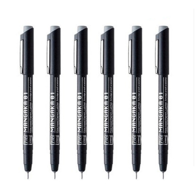 日本吴竹白墨水高光覆盖绘画防水修正白色水彩勾线笔