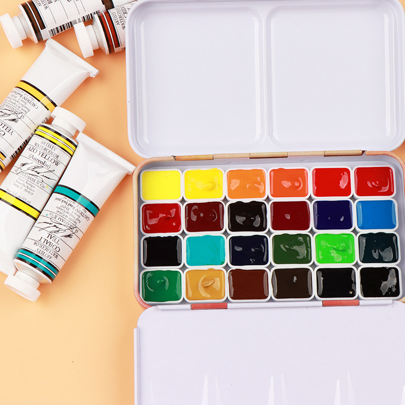 美国mg格雷姆艺术家水彩颜料分装mg241ml2ml套装水彩颜料