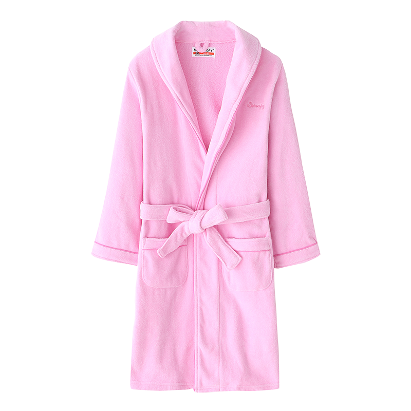 儿童浴袍纯棉毛巾吸水速干温泉洗澡女孩浴巾浴袍