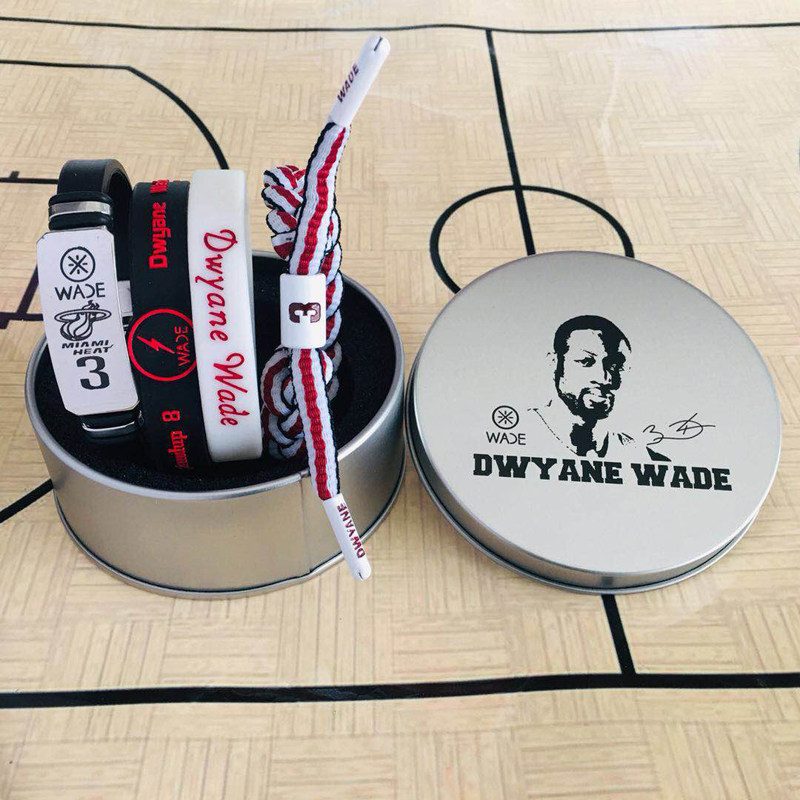 手环怀恩韦德正品nba球星套装珍藏版热火闪电侠篮球球迷用品