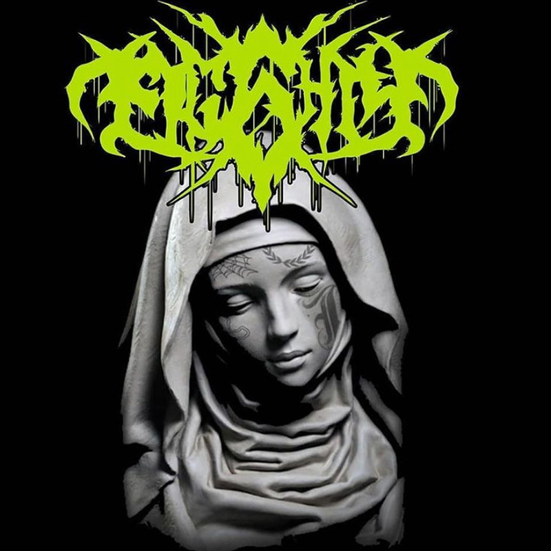 阿美咔叽西海岸匪帮宽松纯棉圆领加大chicano圣母t恤