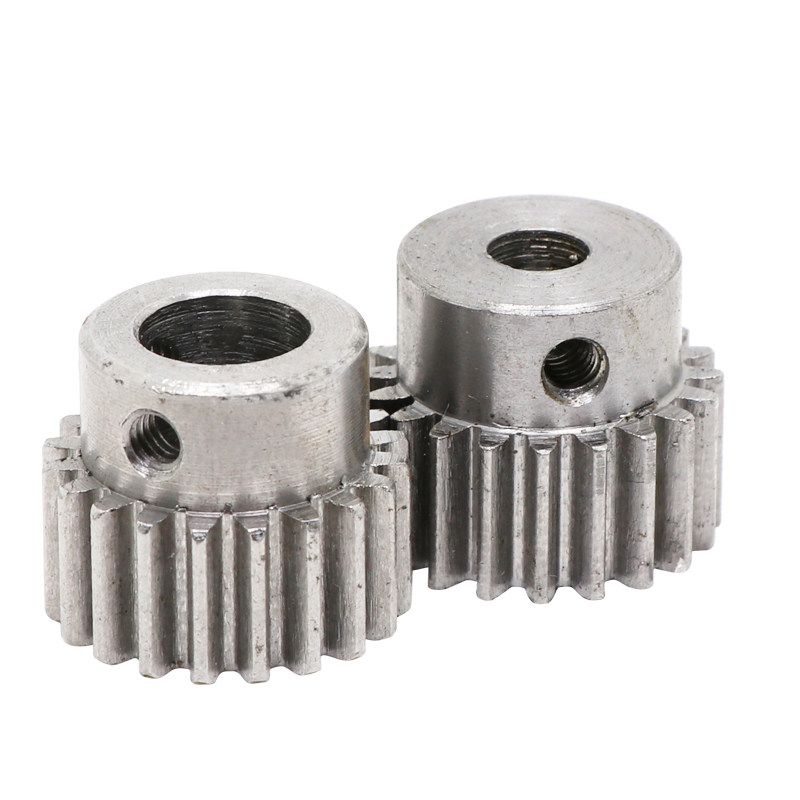 1模20齿小齿轮微型交流直流电机配件高精度金属齿轮内径6mm-12mm