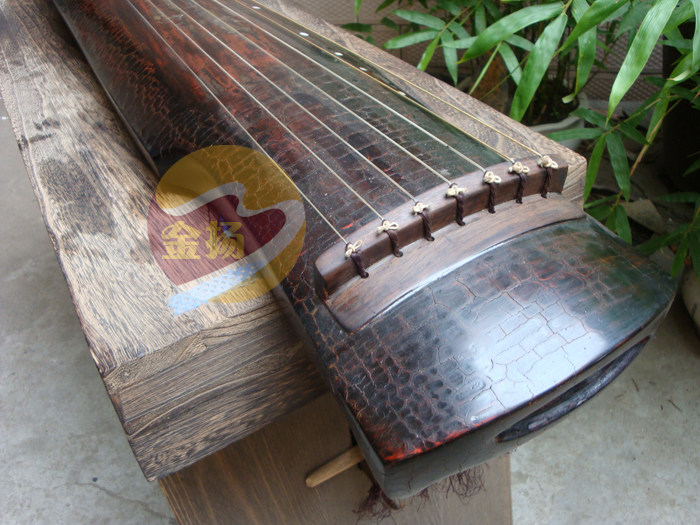 古琴金扬高档演奏断纹号钟式百年年老杉木值得古琴