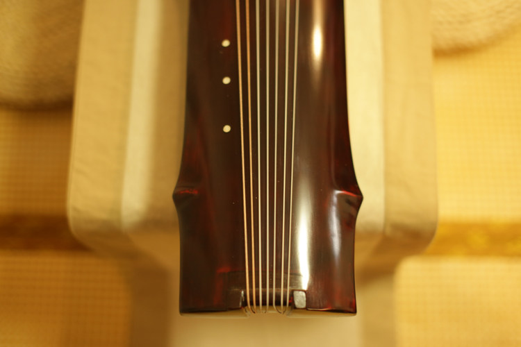 古琴金扬收藏推光朱砂竹节演奏级纯手工斫制古琴