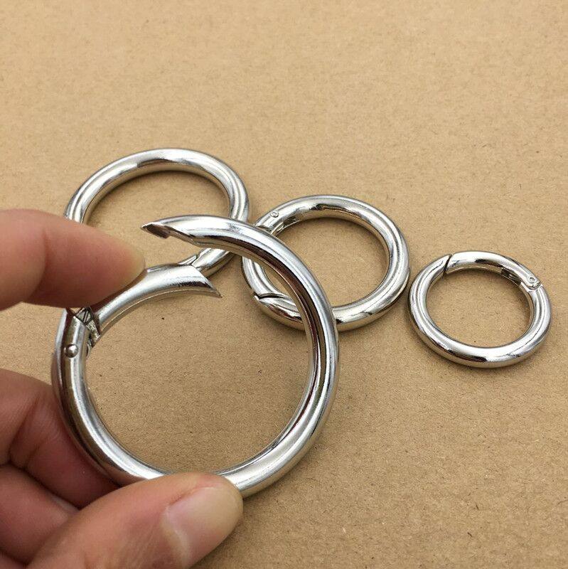 包包包金五包卡扣圆形开口扣圆弹弓弹簧钩扣扣