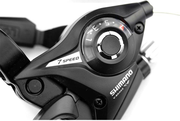 包邮禧玛诺山地自行单车变速器手柄拨杆连体指拨变速器