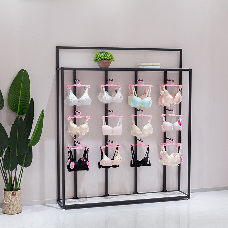 架子内衣展示架高档靠墙文胸落地式内裤陈列货架内衣货架