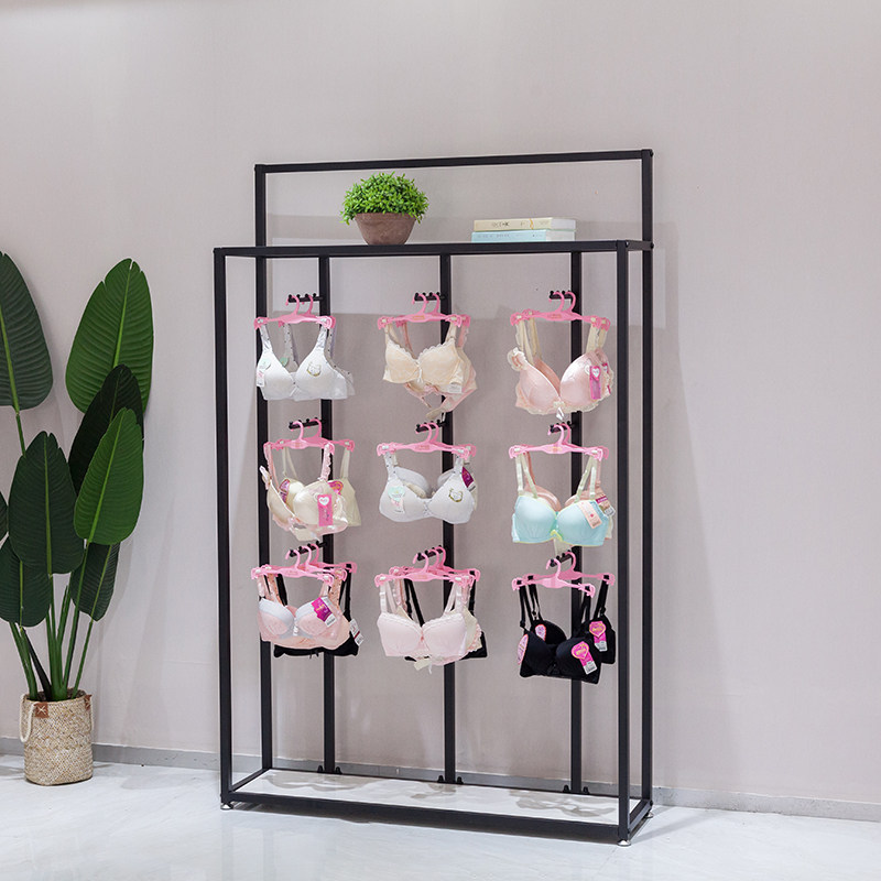 架子内衣展示架高档靠墙文胸落地式内裤陈列货架内衣货架