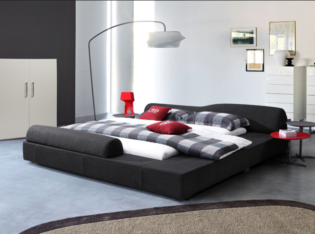 cbd家居软床cbd5206黑金hz5206布艺现代原厂正品布艺床