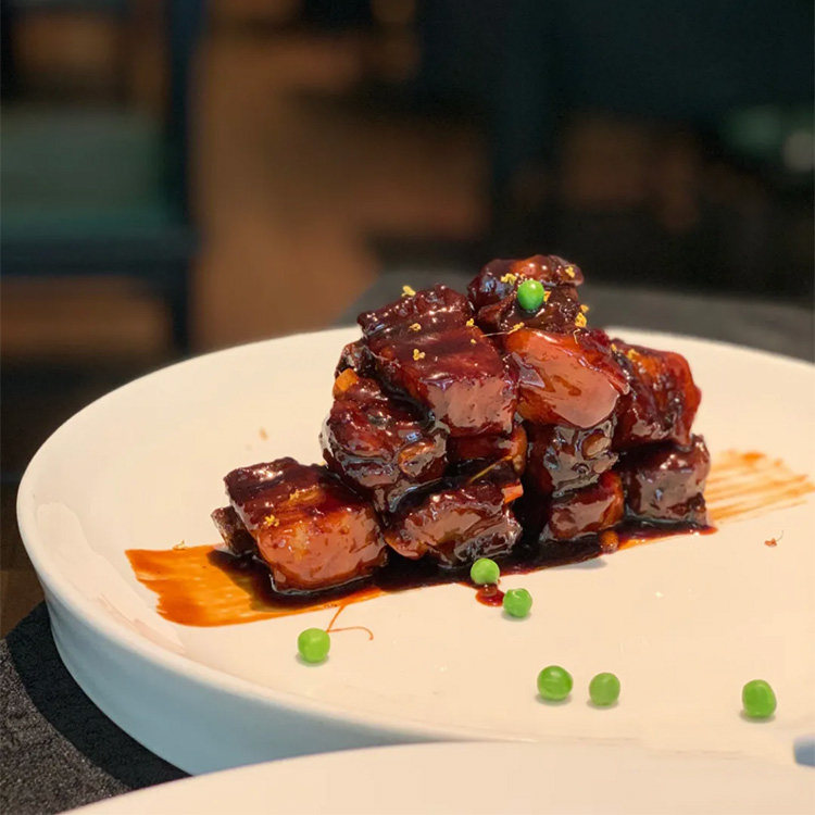 酒店中厨餐具圆形意境特色创意融合苏浙菜本盘