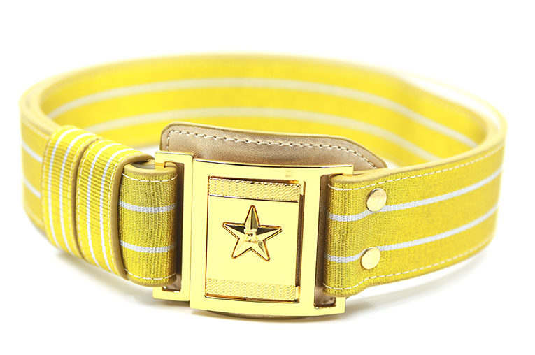 腰带新式国旗国旗班班外带黄色军乐队仪仗队金色礼仪战术腰带