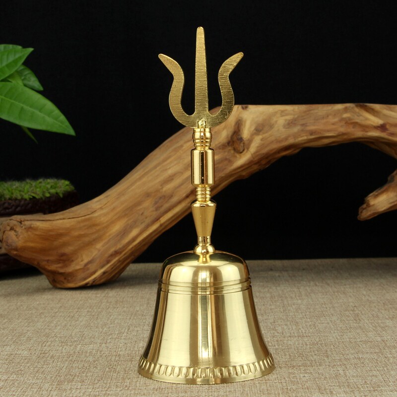 铃铛铜铃纯铜摇铃道教法器手摇金刚风水用品摆件