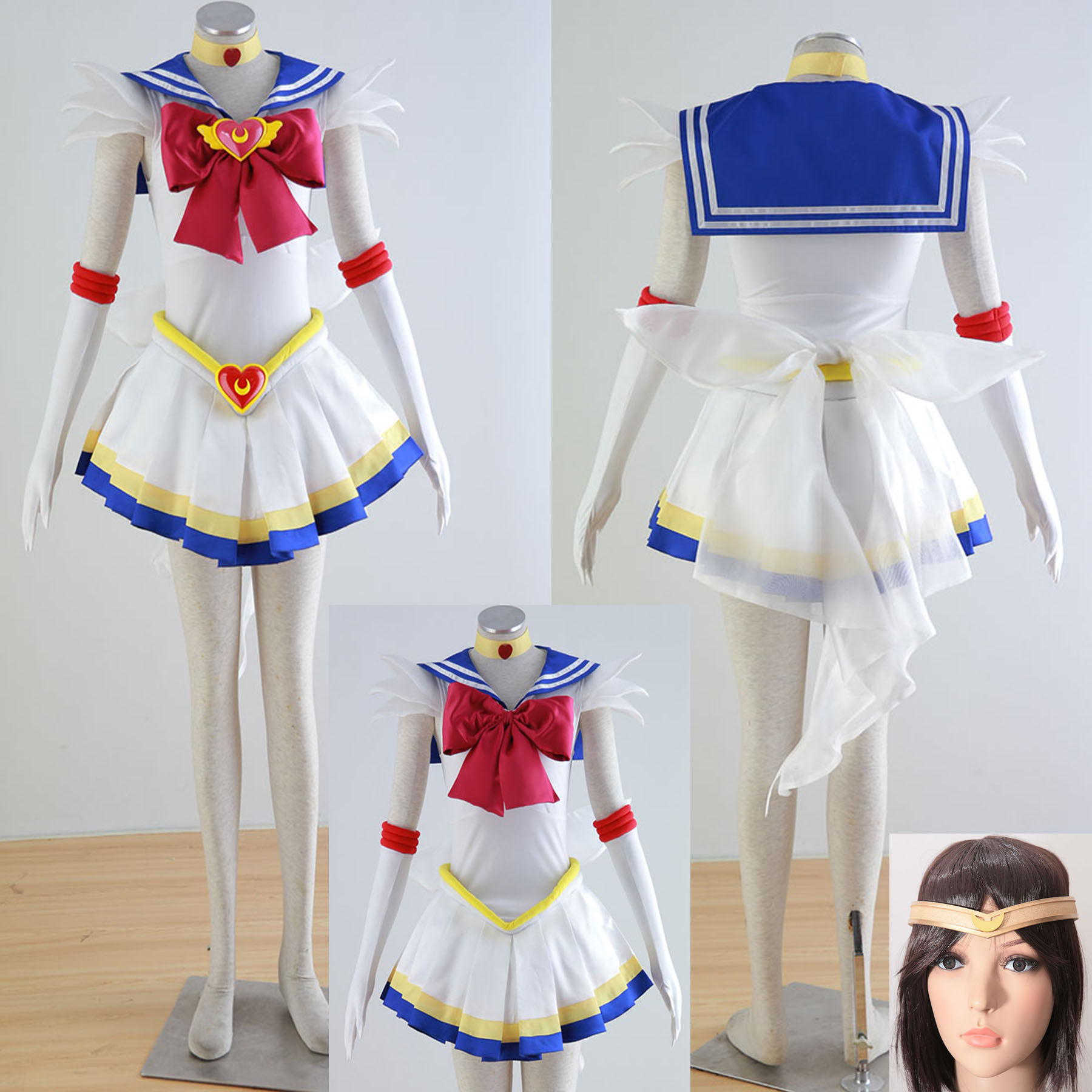 美少女战士supers战斗连衣裙儿童cosply服装女月野兔coscosplay女装