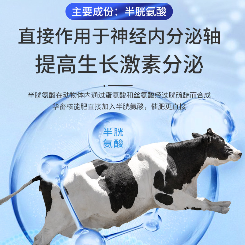 华畜核能肥4斤兽用饲料添加剂 猪牛羊鸭鸡催肥促长抗应激提前出栏