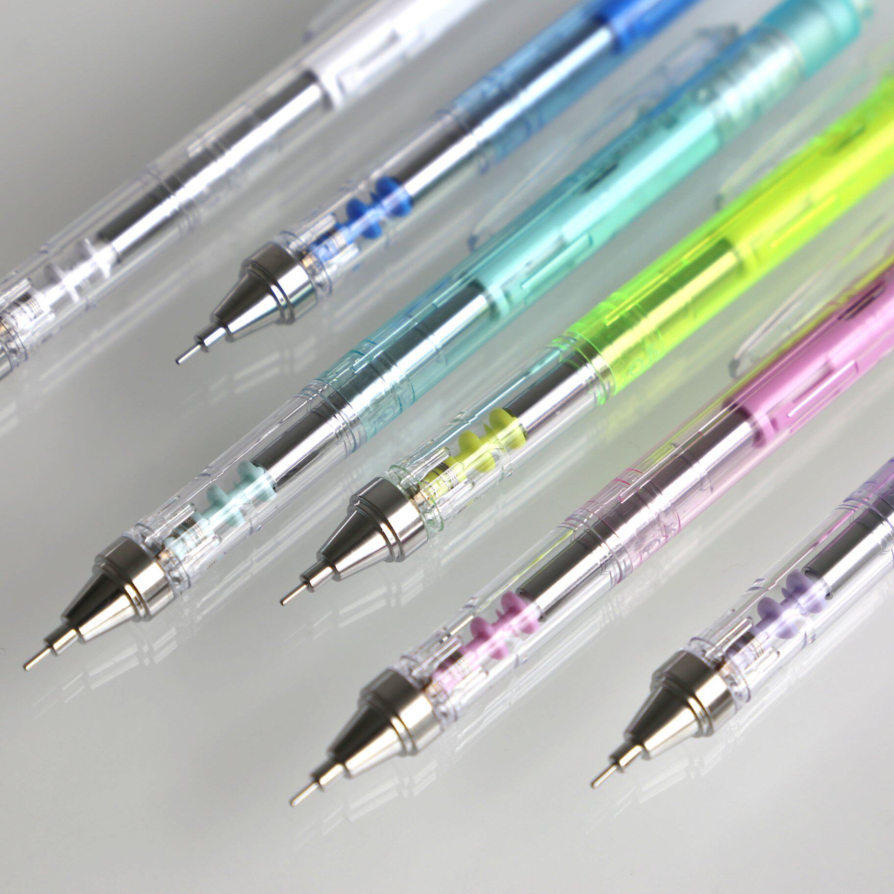 日本蜻蜓tombowmono限定透明明色糖果色摇动出铅铅笔