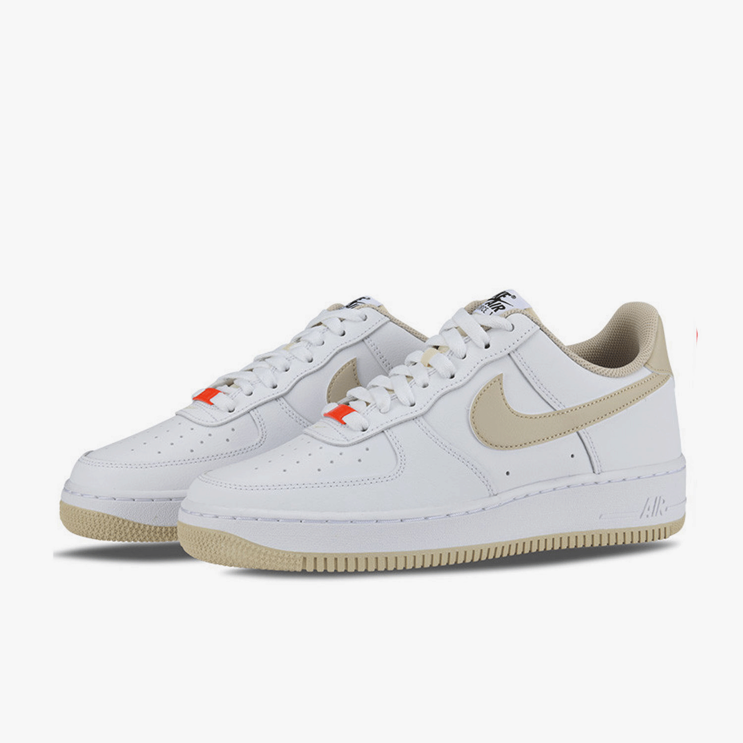 nike耐克男女女鞋airforce1空军一号af1白棕低休闲板鞋运动休闲鞋