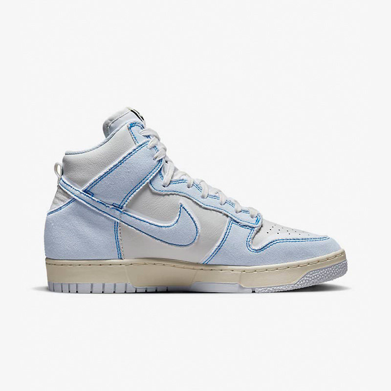 耐克蓝色球鞋鞋篮帮板古高复古男鞋白蓝色1985板鞋