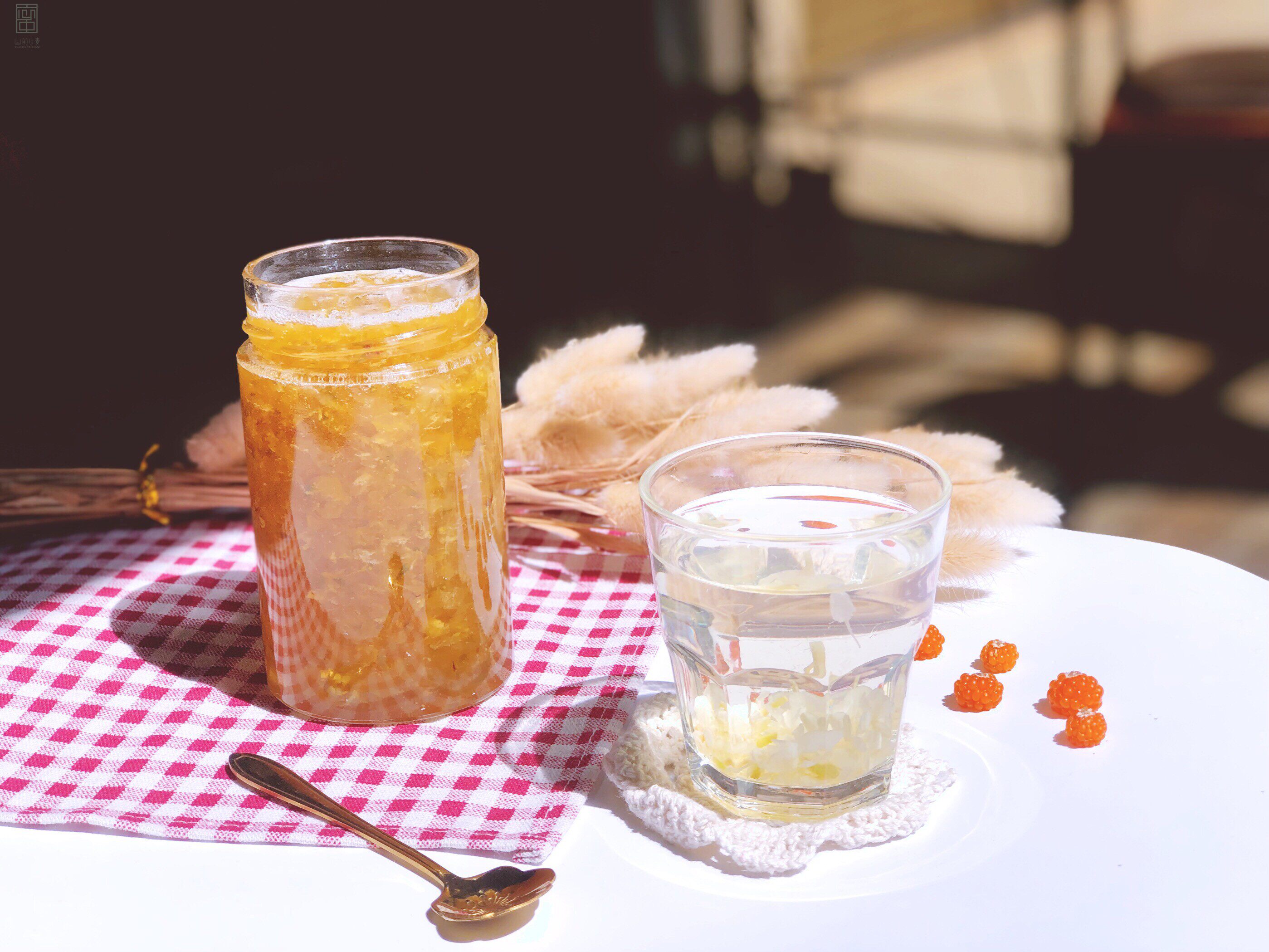 山前小麦茉莉蜜茶蜂蜜花茶手作办公室清新高颜值饮品妞妞原蜜