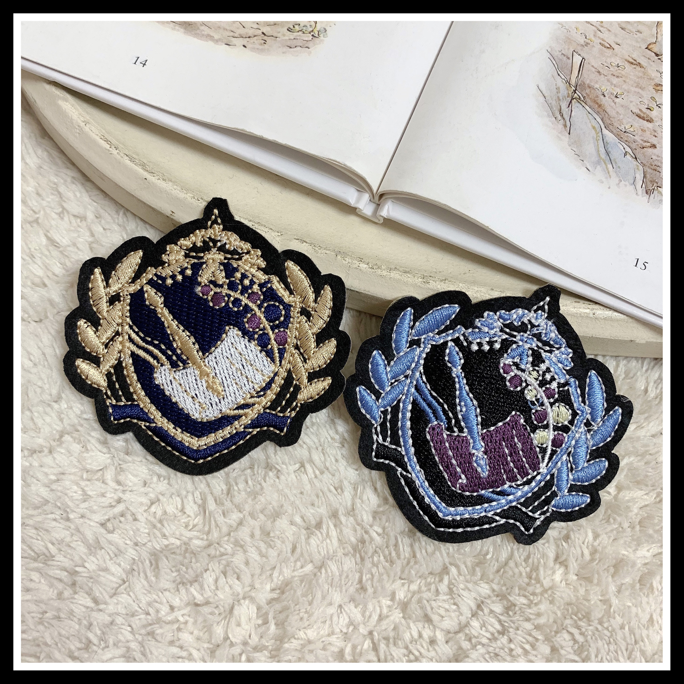 配饰情侣尤礼原创设计布制徽章jkdk制服胸针