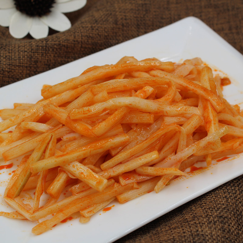 油淋笋丝红油香辣竹笋丝即食下饭菜脆笋东北腌制