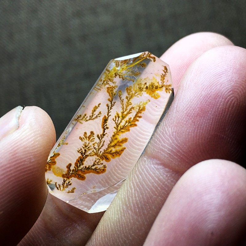 天然白水晶异象水晶小树吊坠 发财树水晶吊坠 晶体干净 一枝独秀