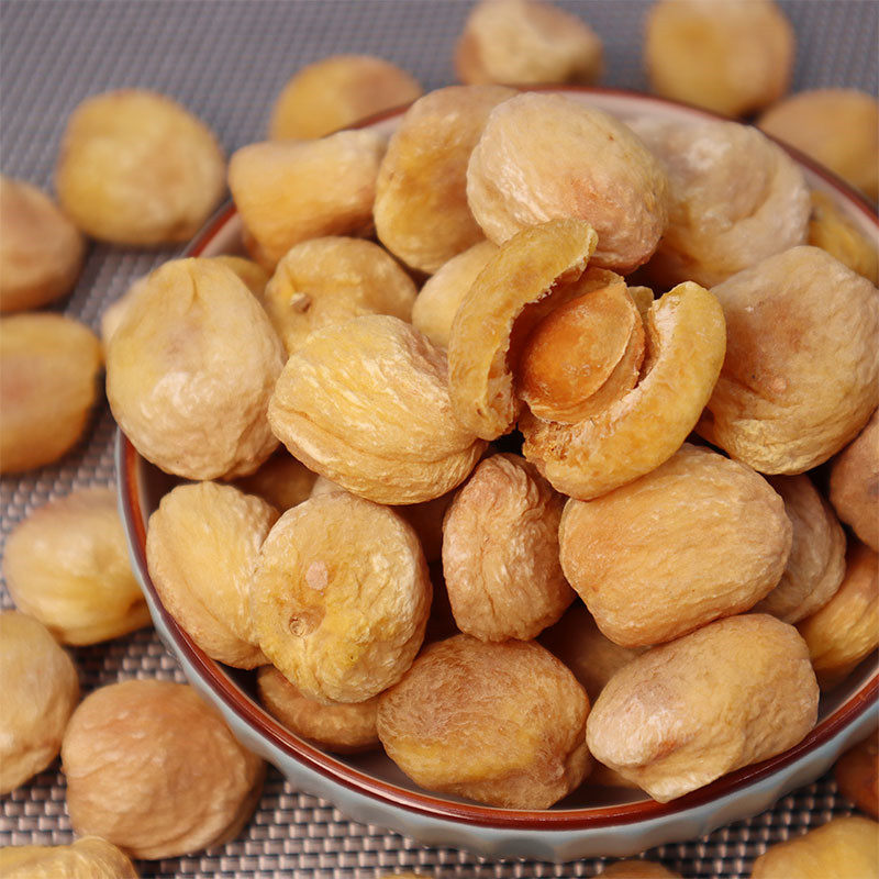 新疆库车小白杏干今年新货树上吊干杏无添加无糖特级500g果脯干果