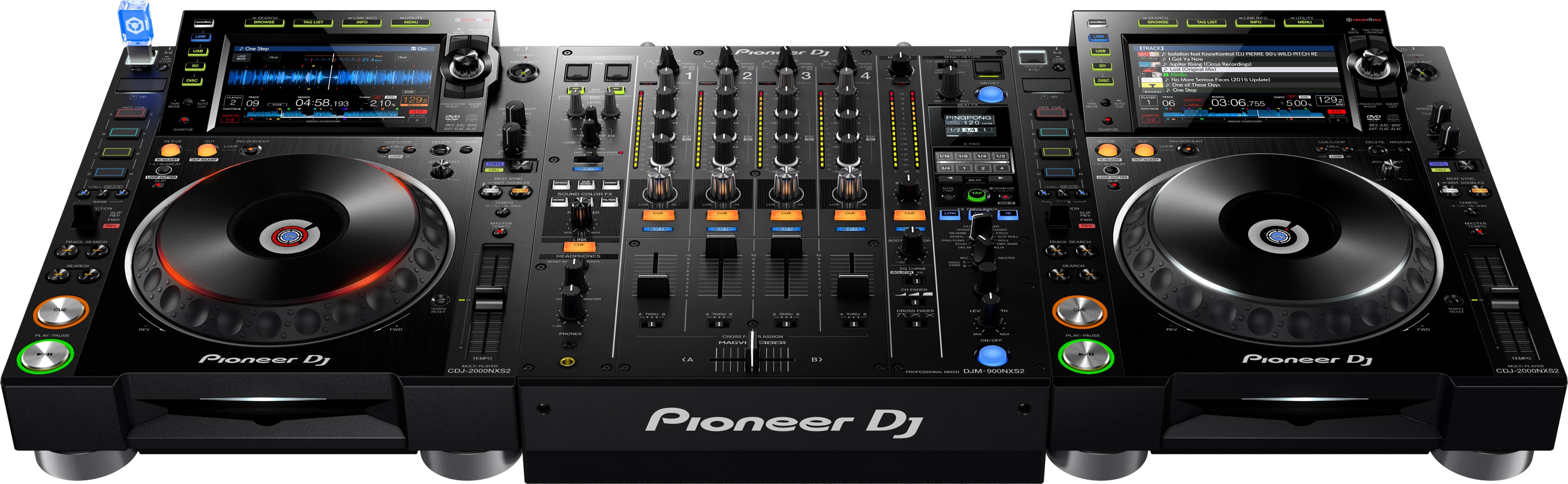 先锋pioneercdj2000nxs2碟机djm900nxs2混音台组合套装现货打碟机