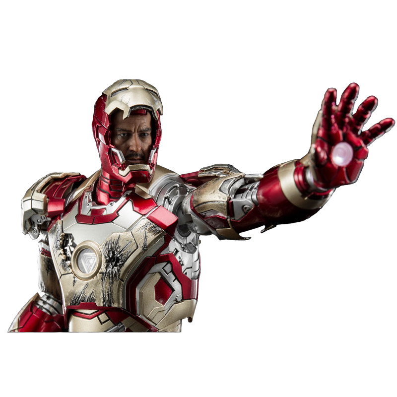 ka kingarts 钢铁侠mk42配件包 mark43通用战损盔甲手办模型玩具