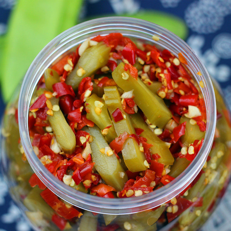 酸辣爽脆刀豆下饭泡菜酱菜农家手工自制diy腌制