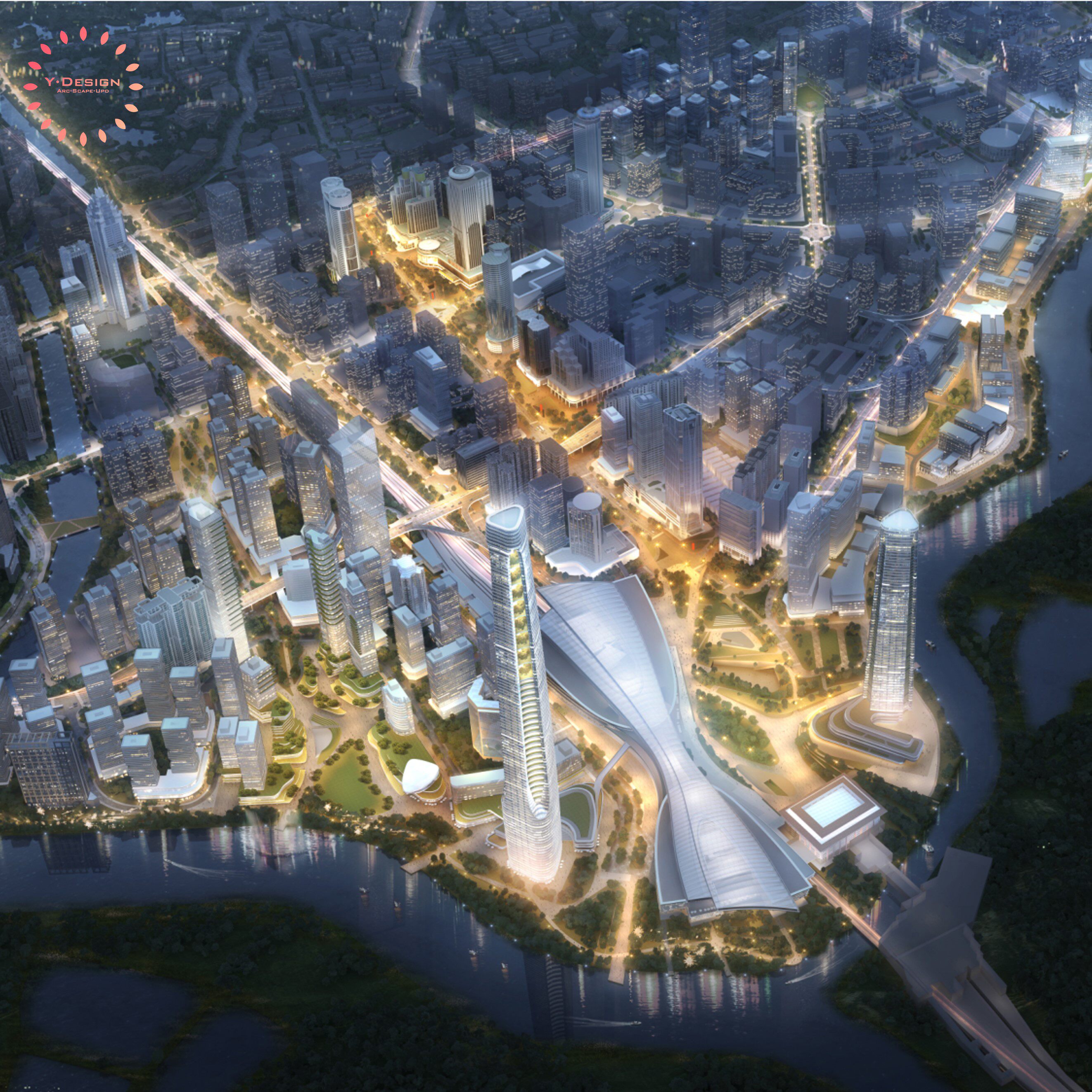 深圳火车站罗湖交通枢纽城市更新国际竞赛3家全案设计