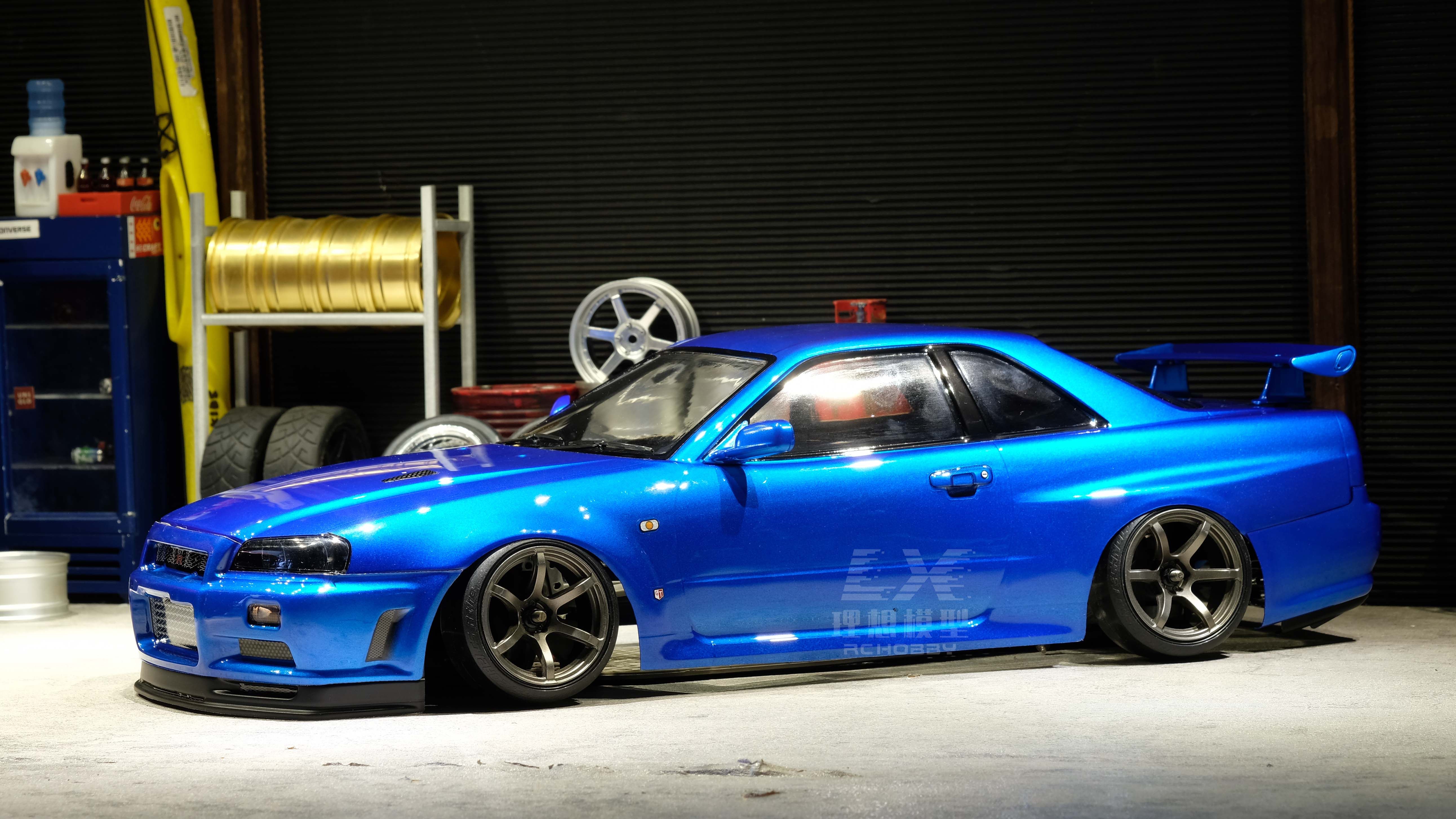 killerbodygtrr34rc专业遥控模型平跑漂移成品遥控车升级件