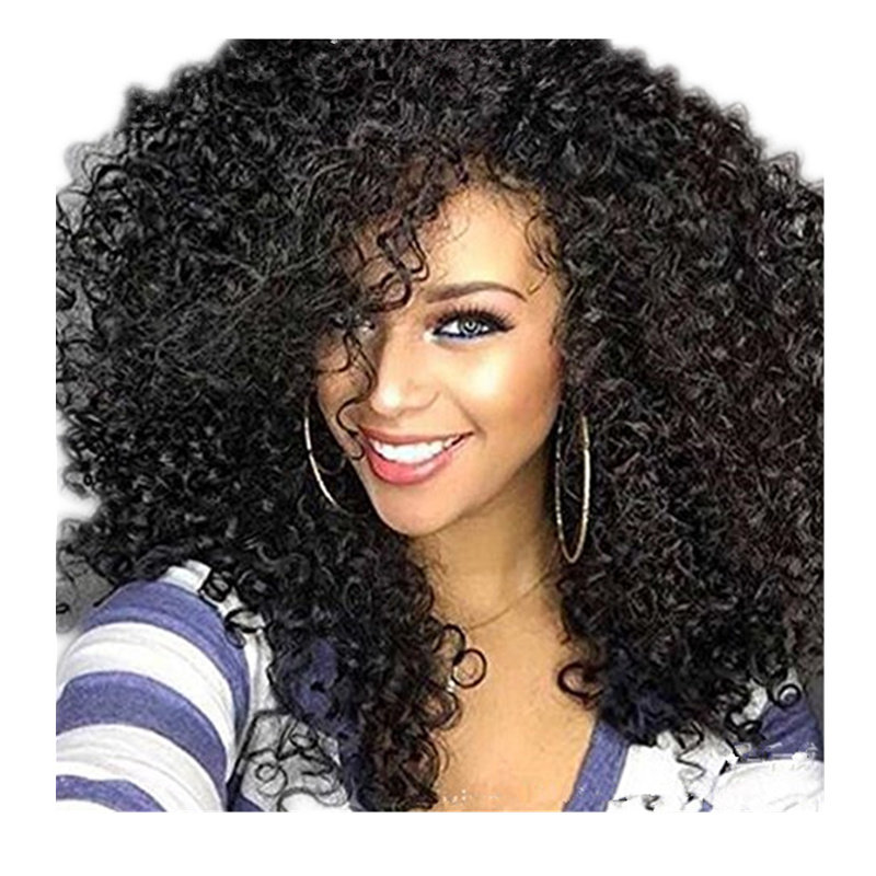 假发非洲黑人欧美外贸oem出口小卷头套泡面型整顶假发