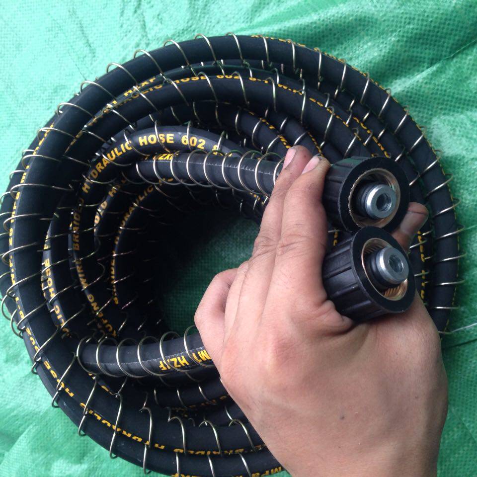 黑猫ql360c 380c cc5015c 5020高压洗车机钢丝管高压水管包布纹管