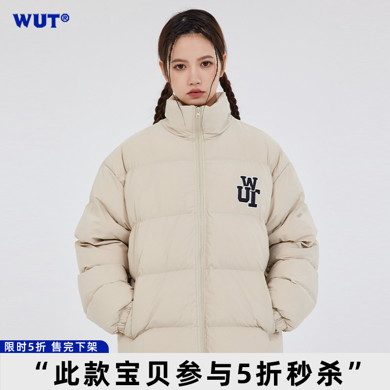 【WUT官方店】凛冬系列 立体植绒刺绣logo棉服男女加厚面包服外套
