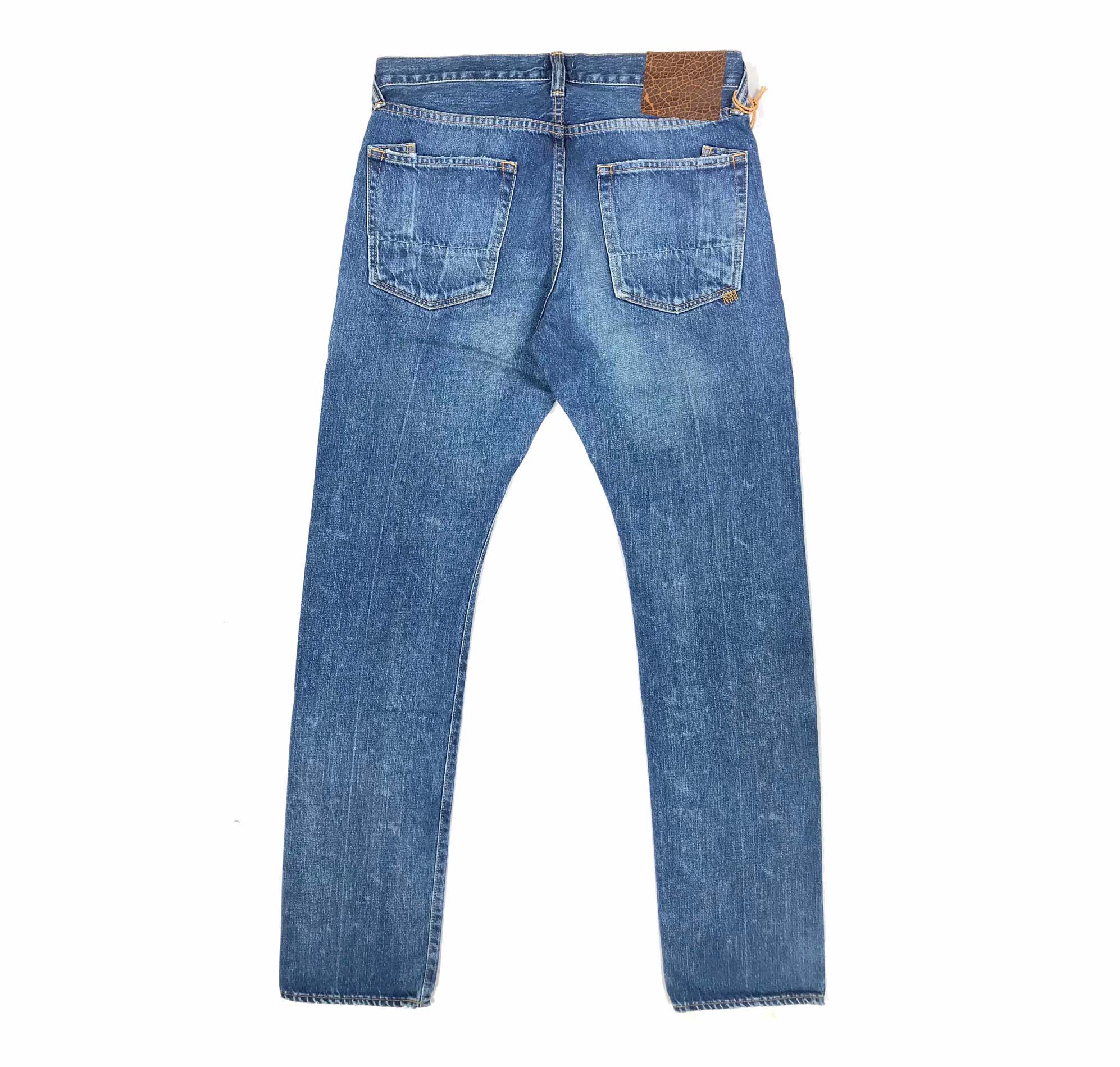 prps牛仔裤制品noir补丁水洗修身中腰长裤日产牛仔裤