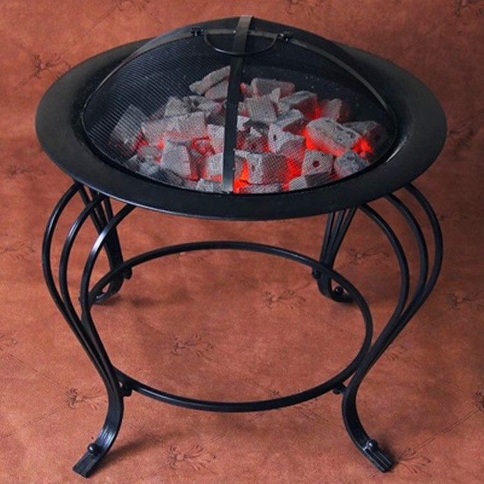 铁艺取暖器烤火器室内外火炉架烤火炉烤火盆木碳炉铁艺烧烤盆现货