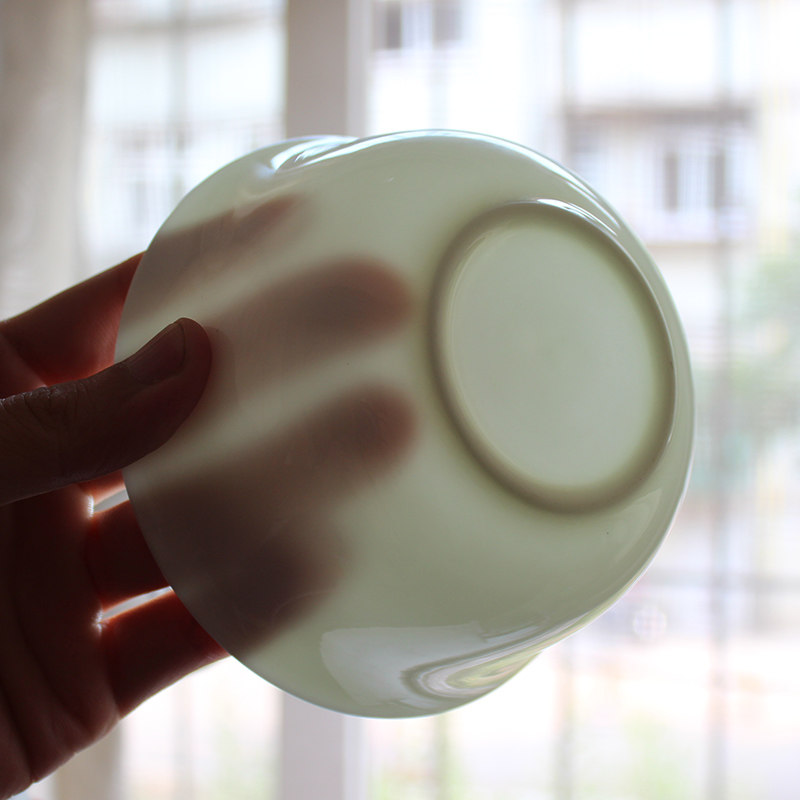 出口级唐山纯白骨瓷3.5/4英寸家用陶瓷碗米饭碗小汤碗白瓷碗面碗