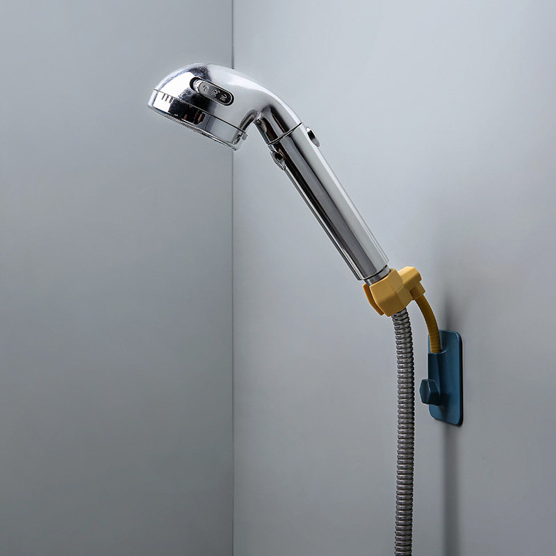 打孔固定淋浴喷头挂座花洒吸盘支架淋雨浴室花洒