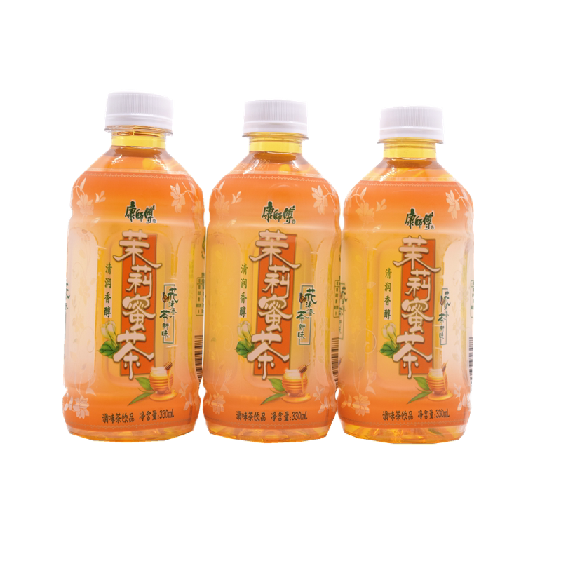 康师傅茉莉蜜茶330ml12瓶整箱迷你小瓶蜂蜜茉莉花茶饮料饮品清新