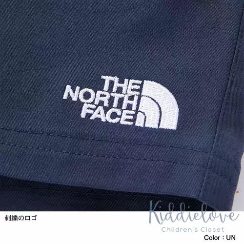kiddielove日本代购童装thenorthface松紧带基本logo裤子